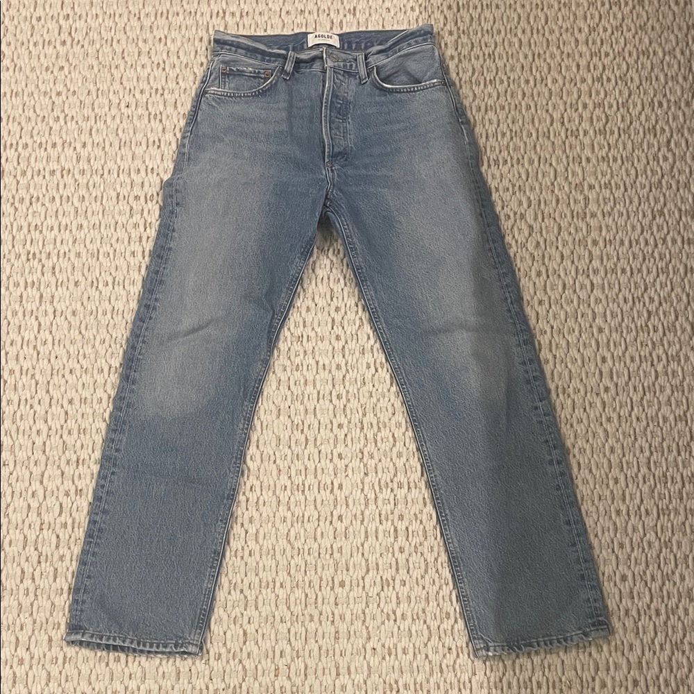 Agolde straight leg denim